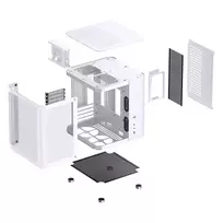 jonsbo tk - Jonsbo TK-1 2.0 Balta (White) - 4 nuotrauka