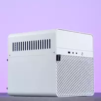 mini ventiliatorius - Jonsbo N2 Mini-ITX NAS kompiuterio korpusas - baltos spalvos - 5 nuotrauka