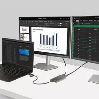 adapteris usb to hdmi - StarTech USB-C to Dual-HDMI Adapter / 109B-USBC-HDMI - 4 nuotrauka
