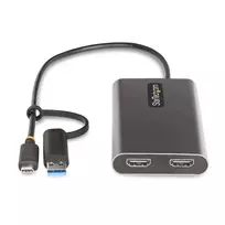 adapteris usb to hdmi - StarTech USB-C to Dual-HDMI Adapter / 109B-USBC-HDMI - 8 nuotrauka