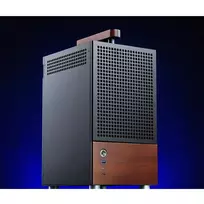 pc case - Jonsbo T6 Mini-Tower, Mini-ITX, Tempered Glass, Medinė - Juodas (Black) - 8 nuotrauka