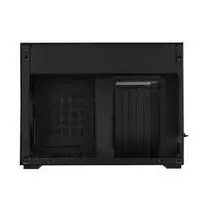 pc case - Lian Li x DAN Cases A4-H2O Mini PC korpusas, Mini-ITX, PCIe 5.0 Riser, Juodas (Black) - 5 nuotrauka
