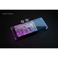 gpu ausintuvas - Alphacool Core RX 9070 Mercury GPU Wasserblock ARGB su Backplate - Akrylinis - 4 nuotrauka
