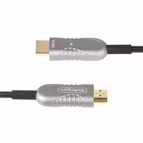 hdmi 2.1 kabelis - StarTech 8K-A-50F-HDMI-KABELIS HDMI kabelis 15,2 m HDMI A tipo (standartinis) Juodas/Sidabrinis (Black/Silver) - 7 nuotrauka