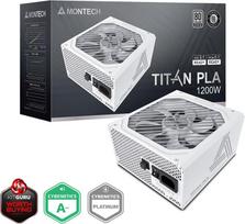 baltas psu - Montech Titan PLA 1200W 80 PLUS Platinum Modular Baltas (White) - 7 nuotrauka
