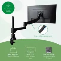 2 monitoriu laikiklis - MONITOR ACC ARM CAPARO DUAL/RGOVLCA4TWSI R-GO TOOLS - 3 nuotrauka