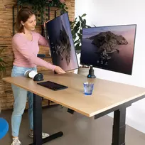 2 monitoriu laikiklis - MONITOR ACC ARM CAPARO DUAL/RGOVLCA4TWSI R-GO TOOLS - 5 nuotrauka