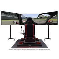 monitor triple - Next Level Racing NLR-A010 Laisvai stovintis trigubas monitorių stovas, 3x32-65", Juodas (Black) - 2 nuotrauka