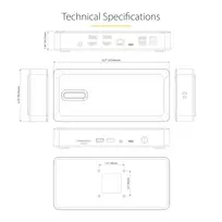 docu - StarTech Thunderbolt 4 dokas 2x HDMI/DP, 98W PD / 132UE-TB4USB4DOCK - 3 nuotrauka
