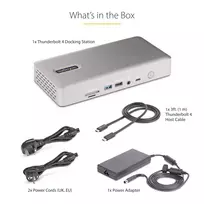 docu - StarTech Thunderbolt 4 dokas 2x HDMI/DP, 98W PD / 132UE-TB4USB4DOCK - 4 nuotrauka