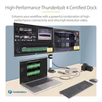 docu - StarTech Thunderbolt 4 dokas 2x HDMI/DP, 98W PD / 132UE-TB4USB4DOCK - 9 nuotrauka