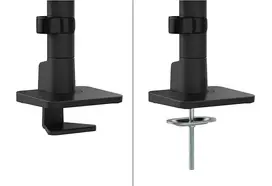 2 monitoriu laikiklis - MONITOR ACC DESK MOUNT 24-34''/DUAL DS65S-950BL2 NEOMOUNTS - 3 nuotrauka