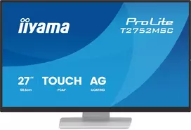 iiyama prolite - Iiyama ProLite T2752MSC-W1AG 27", IPS, FHD, liečiamas, baltas - 2 nuotrauka