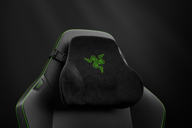 razer iskur v2 newgen - Razer Iskur V2 NewGen, Juodas/Žalias (Black/Green) - 3 nuotrauka