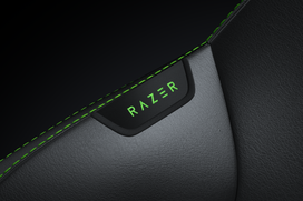 razer iskur v2 newgen - Razer Iskur V2 NewGen, Juodas/Žalias (Black/Green) - 4 nuotrauka