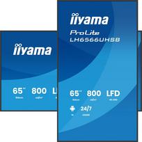 4k monitorius - iiyama LH6566UHSB-B1AG 65", 4K Ultra HD, Android, 24/7 - 4 nuotrauka