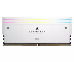 16 gb ram - Corsair Dominator Titanium RGB Baltas (White) DDR5 64GB (4x16GB) 6000MHz CMP64GX5M4B6000C36W - 2 nuotrauka