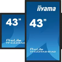 4k monitorius 42 - Iiyama ProLite TF4339AS-B1AG 43", jutiklinis (Touch) - 4 nuotrauka