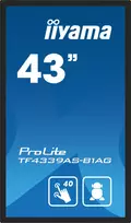 4k monitorius 42 - Iiyama ProLite TF4339AS-B1AG 43", jutiklinis (Touch) - 6 nuotrauka