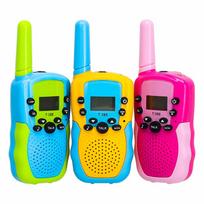 walkie talkie - Ikonka vaikiškų racijų rinkinys T-388, 3 vnt - 2 nuotrauka