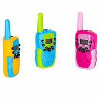 walkie talkie - Ikonka vaikiškų racijų rinkinys T-388, 3 vnt - 3 nuotrauka