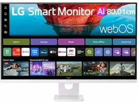 LG 32U721SB-W 31.5", VA, 4K UHD, 60Hz, baltas (white)