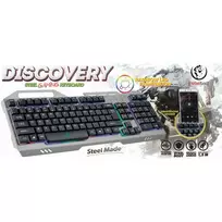 gaming klaviatura - Rebeltec Discovery Metallic Gaming Keyboard - 2 nuotrauka