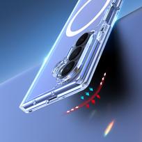 telefonai samsung galaxy - Dux Ducis Clin Mag dėklas Samsung Galaxy Z Fold 8 / Z Fold 7 suderinamas su MagSafe - Skaidrus (Transparent) - 4 nuotrauka
