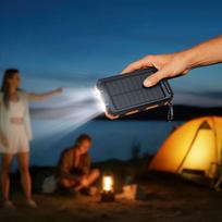 hoco power bank - Hoco J164 Solar, 8000mAh, 10W, juodas - 2 nuotrauka