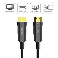 optinis hdmi kabelis - Unitek HDMI 2.0 AOC 4K 60Hz 7m optinis kabelis (Optical Cable) - 4 nuotrauka