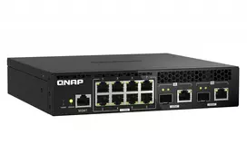 2.5gb ethernet -  QNAP QSW-M2108R-2C Switch Managed 8 port 2.5Gbps, 2 port 10Gbps SFP+/ NBASE-T - 4 nuotrauka