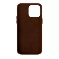 iphone 13 pro with magsafe - Evelatus Apple iPhone 13 Pro Max Genuine Leather Case with MagSafe - Rudas (Brown) - 2 nuotrauka
