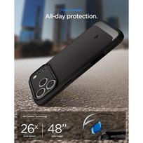 magsafe - Spigen Rugged Armor MagSafe dėklas skirtas Apple iPhone 17 Pro Max / 18 Pro Max, matinis Juodas (Black) - 2 nuotrauka