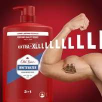 Old Spice Whitewater dušo želė ir šampūnas vyrams, 4000 ml