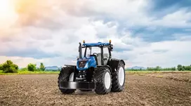 traktoriu modeliukai - SIKU FARMER New Holland T7.315 HD, mėlynas - 3 nuotrauka