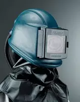 Apsauginis šalmas darbui su smėliasrove HONEYWELL Commander