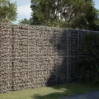 vidaXL Gabiono krepšys su dangčiu, 250x100x200 cm, galvanizuota geležis