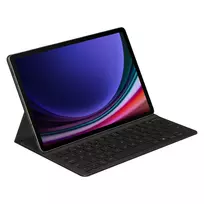 pog - Samsung Book Cover Keyboard Slim for Galaxy Tab S9/S9 FE Juodas (Black) - 7 nuotrauka