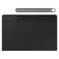 pog - Samsung Book Cover Keyboard Slim for Galaxy Tab S9/S9 FE Juodas (Black) - 8 nuotrauka