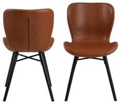 kedes valgomojo 5 - Valgomojo kėdė Home4you Batilda, ruda, 56 cm x 47 cm x 82.5 cm - 2 nuotrauka