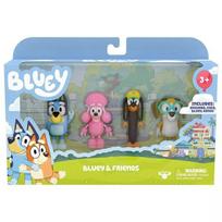 bluey figures - Žaislinė figūrėlė Tm Toys Bluey & Friends BLU13014, 4 vnt., įvairių spalvų - 2 nuotrauka