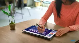 co2 12g - Lenovo ThinkBook 14 G5 2-in-1, Intel Core Ultra 5 225U, 16 GB, 512 GB, 14", Touchscreen, Pilka (Grey) - 3 nuotrauka