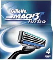gillette mach 3 - Gillette Mach 3 Turbo skutimosi peiliukai (4 vnt) - 2 nuotrauka