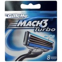 Gillette Mach 3 Turbo skutimosi peiliukai (8 vnt)