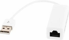Cabletech USB 2.0 to RJ-45 10/100Mb Adapter White