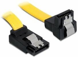Delock Cable SATA / SATA 6 Gb/s Yellow, 0.70 m