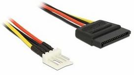 Delock Cable SATA / 4-pin 0.15m