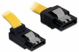 Delock Cable SATA / SATA angled Yellow 0.3 m