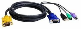 Aten KVM Cable PS/2 x2 / USB / SPHD / HDB Black 3m