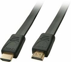 Lindy High Speed Flat HDMI Cable 0.5m Black
